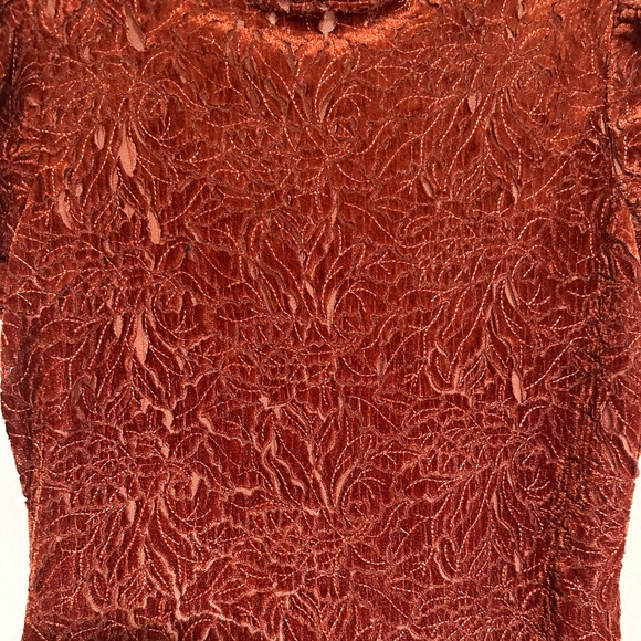 Free People Mini Velvet Dress Size Small - Picture 4 of 4